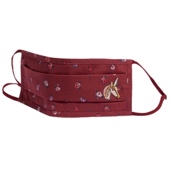 COACH • Uni Face Mask With Mini Vintage Rose Print - Picture 1 of 6